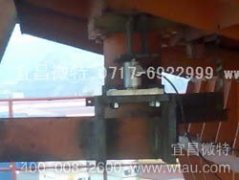 JZ型柱式傳感器安裝在齒輪蝙蝠門機上